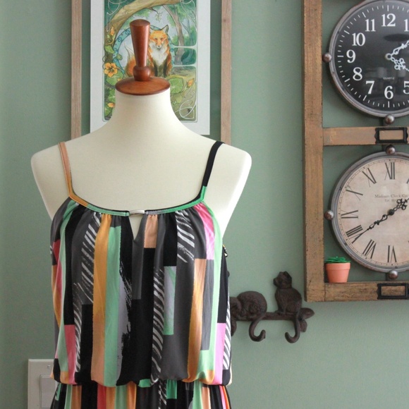 Style & Co. Dresses & Skirts - Style & Co Colorblock Maxi Dress, Medium